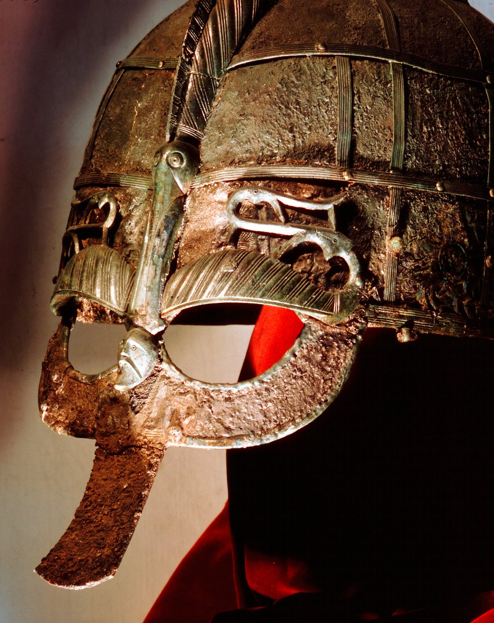 Anglosaski hełm ze skarbu Sutton Hoo, VII wiek autorstwa Unbekannt