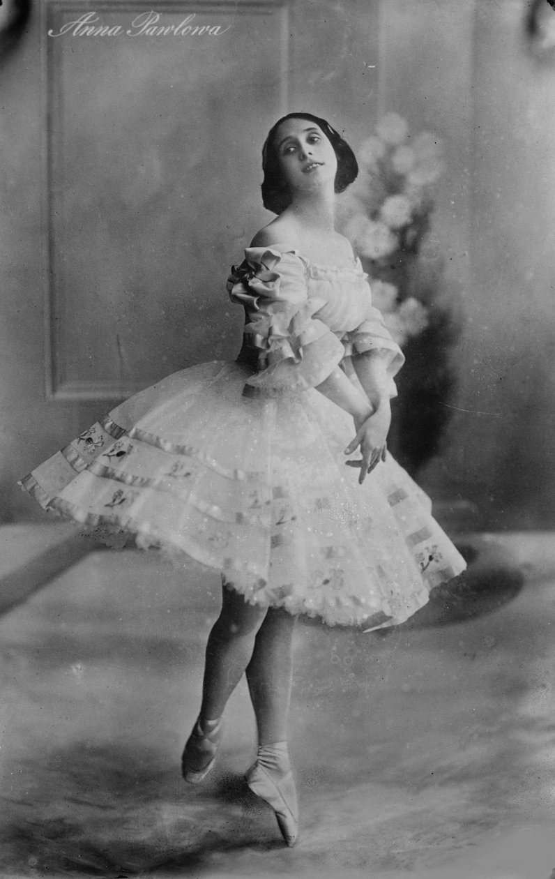 Anna Pavlova, rosyjska baletnica, lata 1910 autorstwa Unbekannt