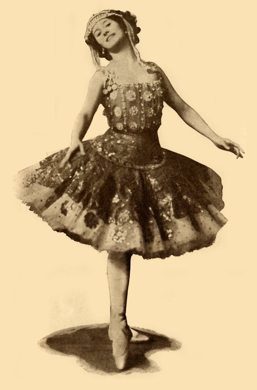 Ana Pawłowa, 1910. autorstwa Unbekannt