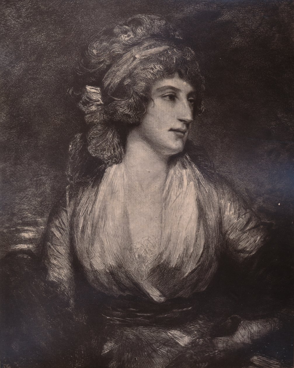 Anna Seward, angielska pisarka i poetka, koniec XVIII lub początek XIX wieku 1894 autorstwa Unbekannt