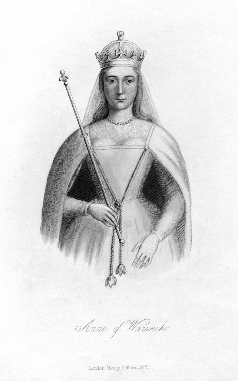 Anne Neville, hrabina Warwick, 1851 autorstwa Unbekannt