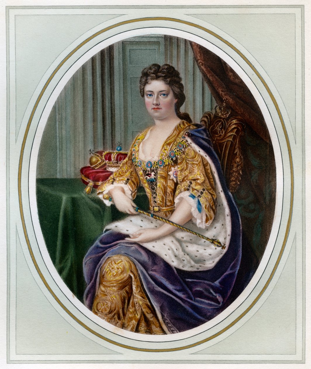 Anna, królowa Wielkiej Brytanii, 1702-1714 1906 autorstwa Unbekannt