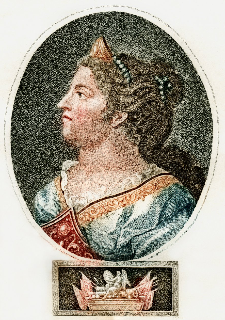 Anna, królowa Wielkiej Brytanii, c1796 autorstwa Unbekannt