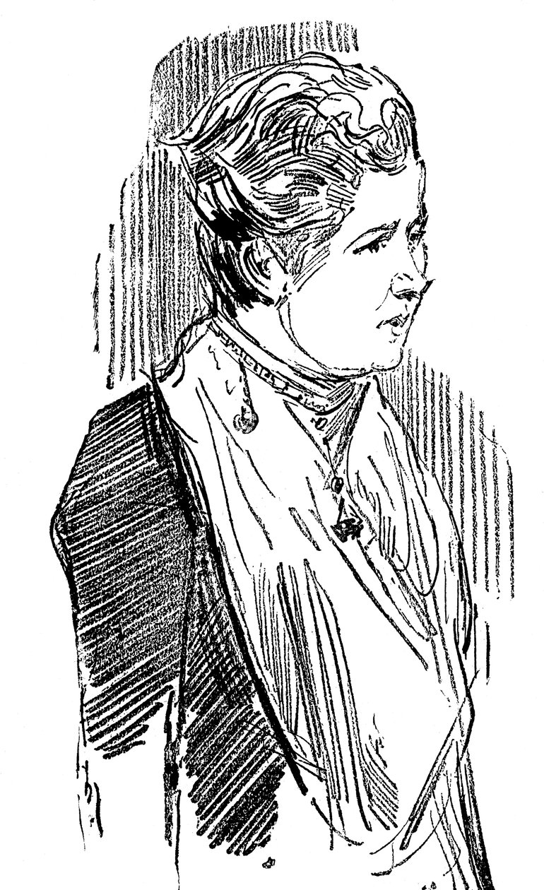 Annie Besant z domu Wood 1847-1933, brytyjska socjalistka i teozofka, 1890 autorstwa Unbekannt
