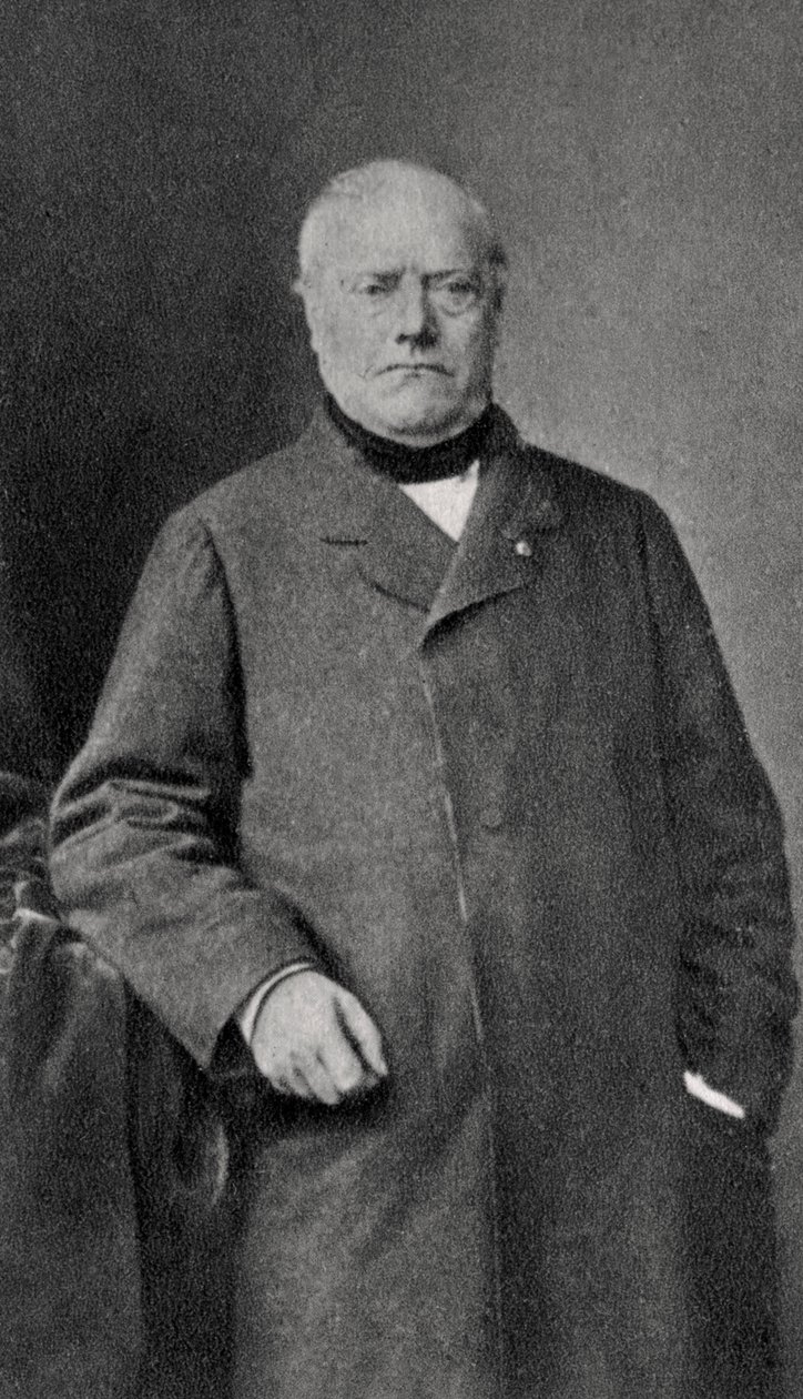Antoine-Louis Barye, francuski rzeźbiarz, 1862 autorstwa Unbekannt