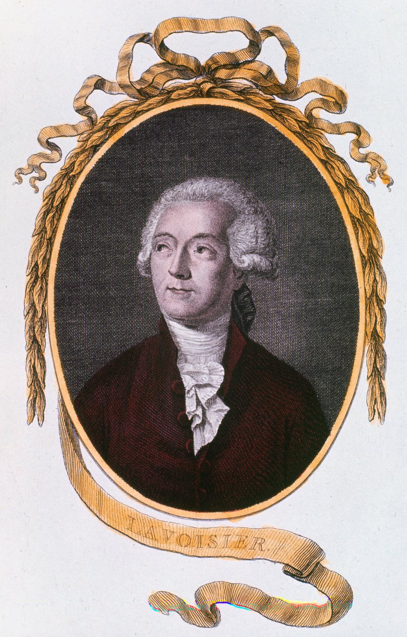 Antoine Laurent Lavoisier, XVIII-wieczny francuski chemik, 1801 autorstwa Unbekannt