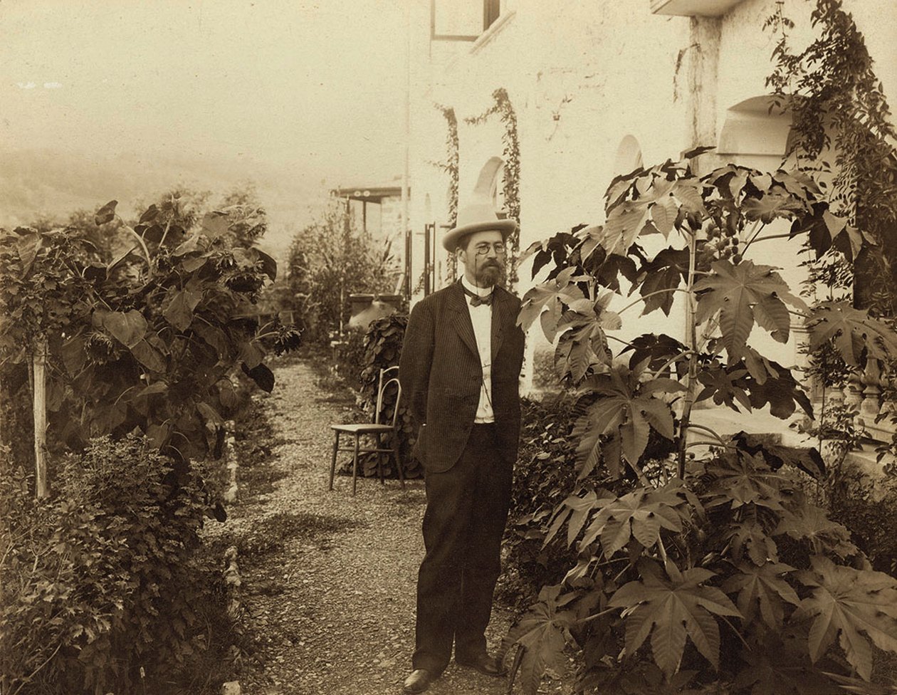 Anton Czechow, rosyjski pisarz, Jałta, Krym, Rosja, c1900 autorstwa Unbekannt