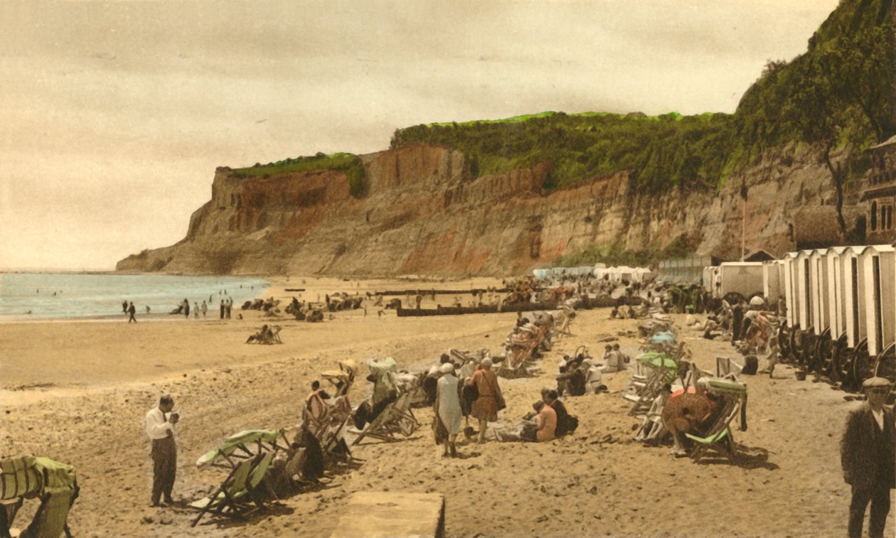 Appley Beach and Cliffs, Shanklin, IW, 1933. autorstwa Unbekannt