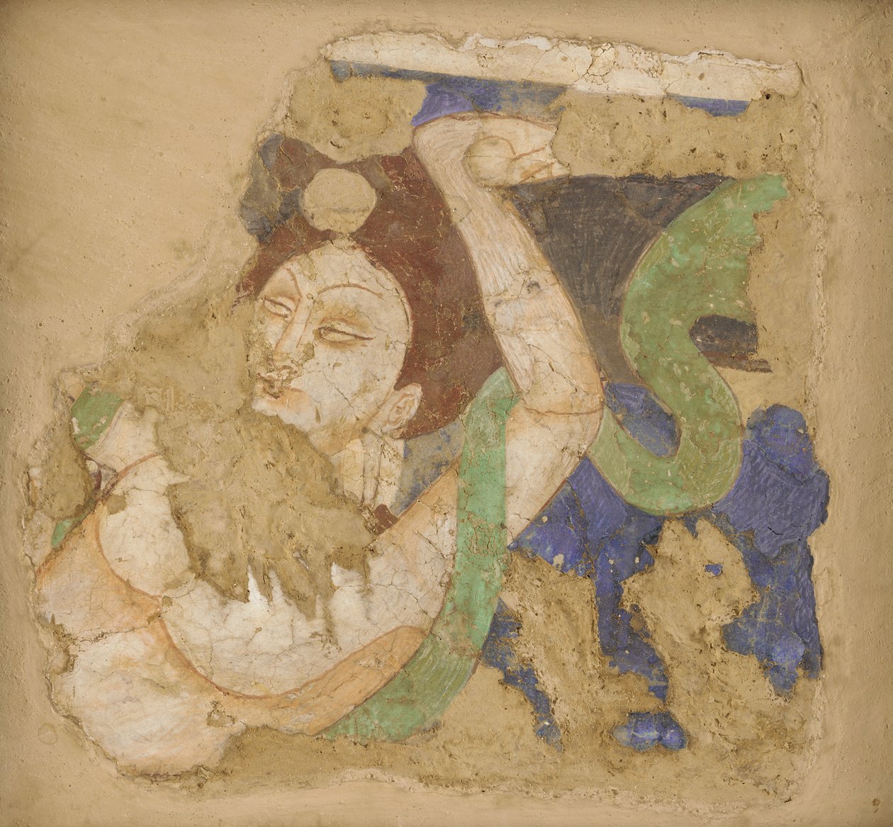 Apsara, z jaskini 224, IV-VI wiek. autorstwa Unbekannt