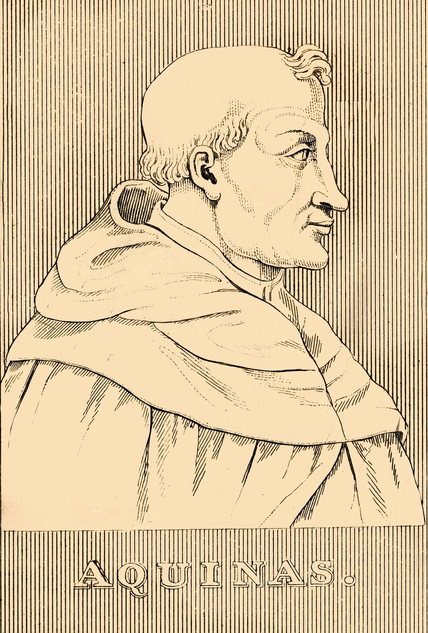 Akwinata, 1225-1274, 1830. autorstwa Unbekannt