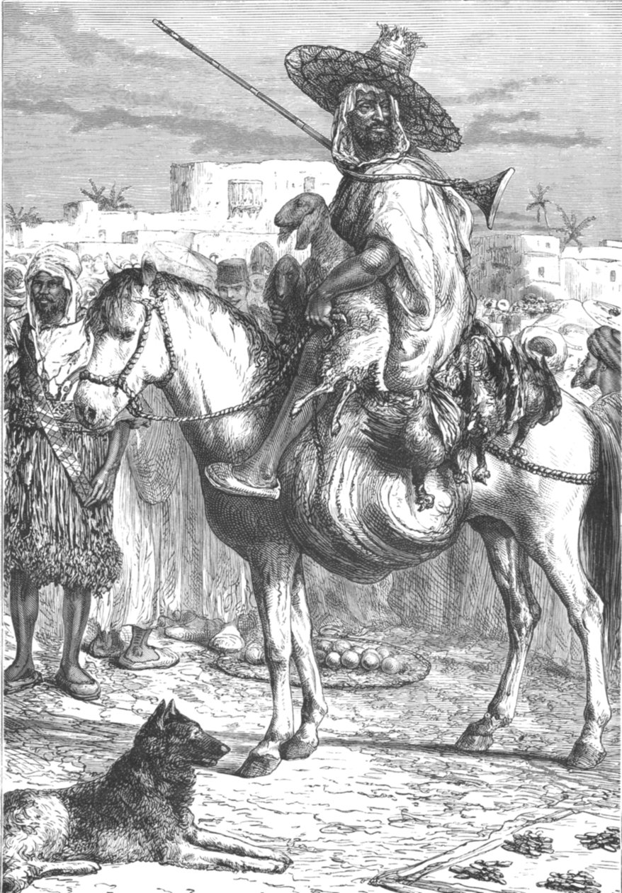 Arabski rolnik na rynku w Tlemcen, Algieria, koniec XIX wieku autorstwa Unbekannt