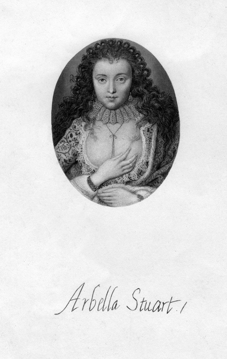 Arabella Stuart 1575-1615, angielska szlachcianka renesansu, XVII wiek. autorstwa Unbekannt