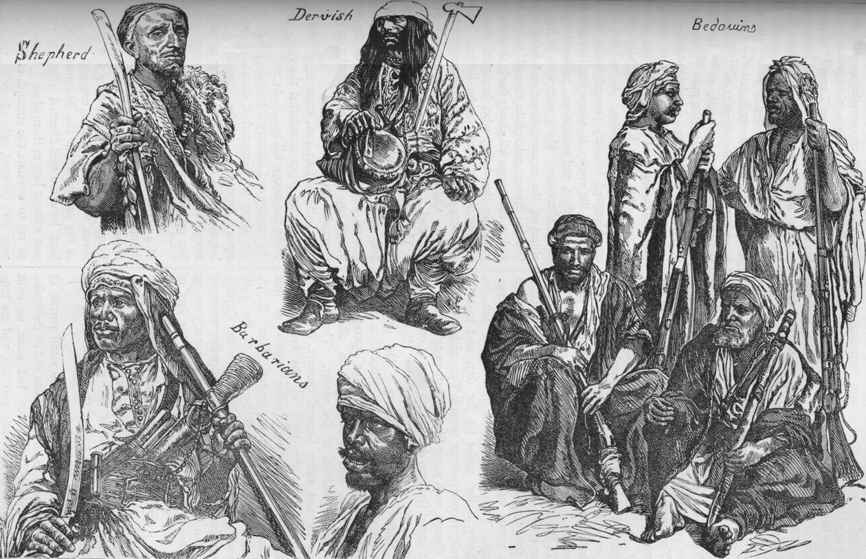 Arabowie z Sudanu, ok. 1881–85 autorstwa Unbekannt