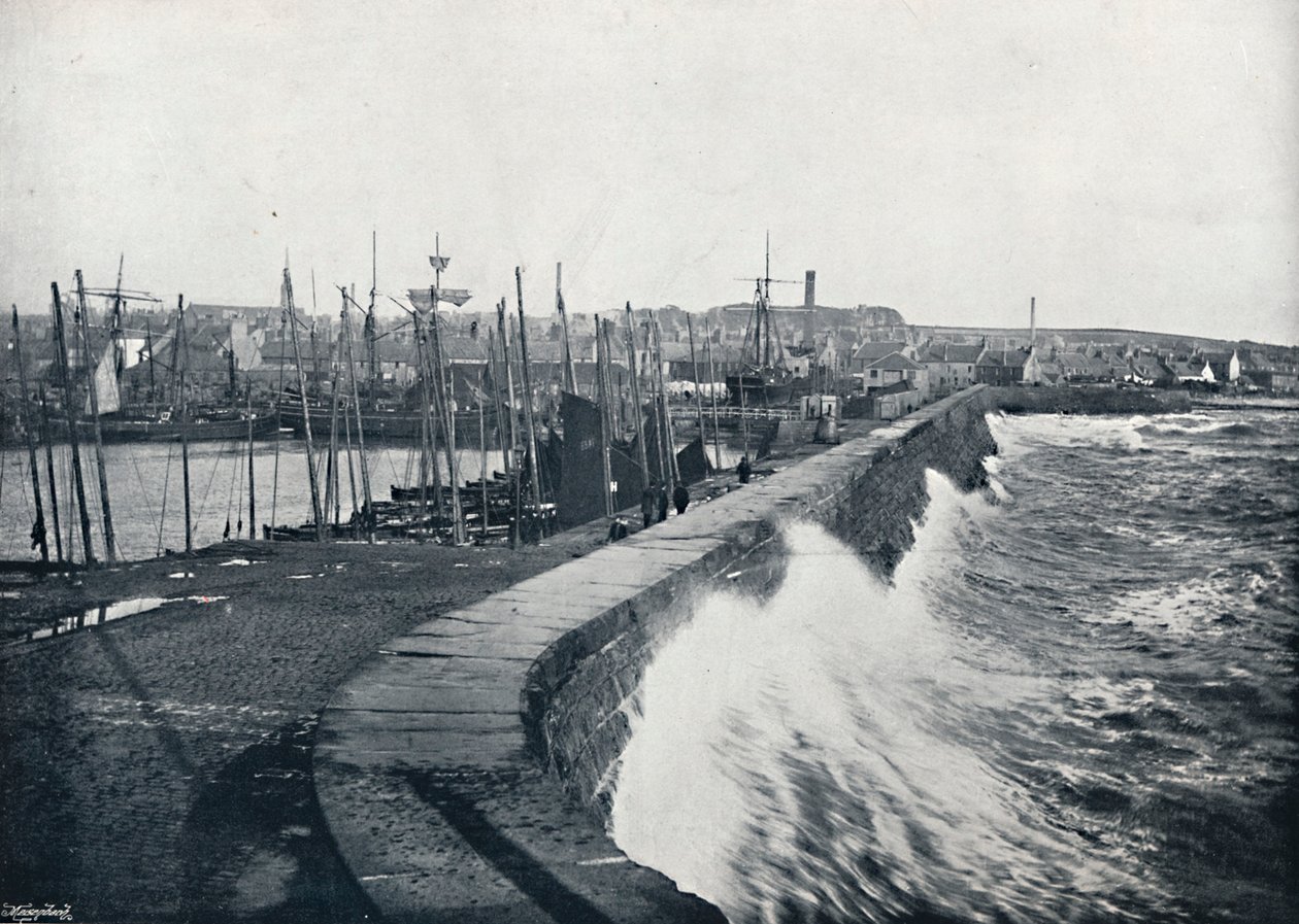 Arbroath - Z portu, 1895 autorstwa Unbekannt