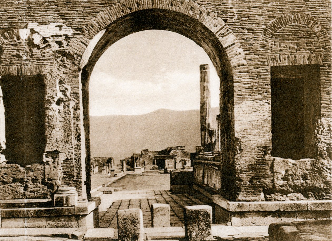 Łuk Nerona, Pompeje, Włochy, ok. 1900 autorstwa Unbekannt