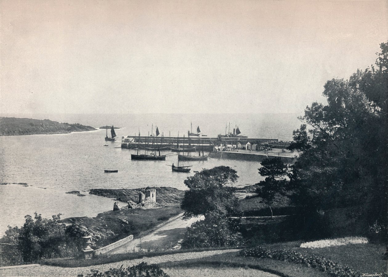 Ardglass - Widok ogólny portu, 1895 autorstwa Unbekannt
