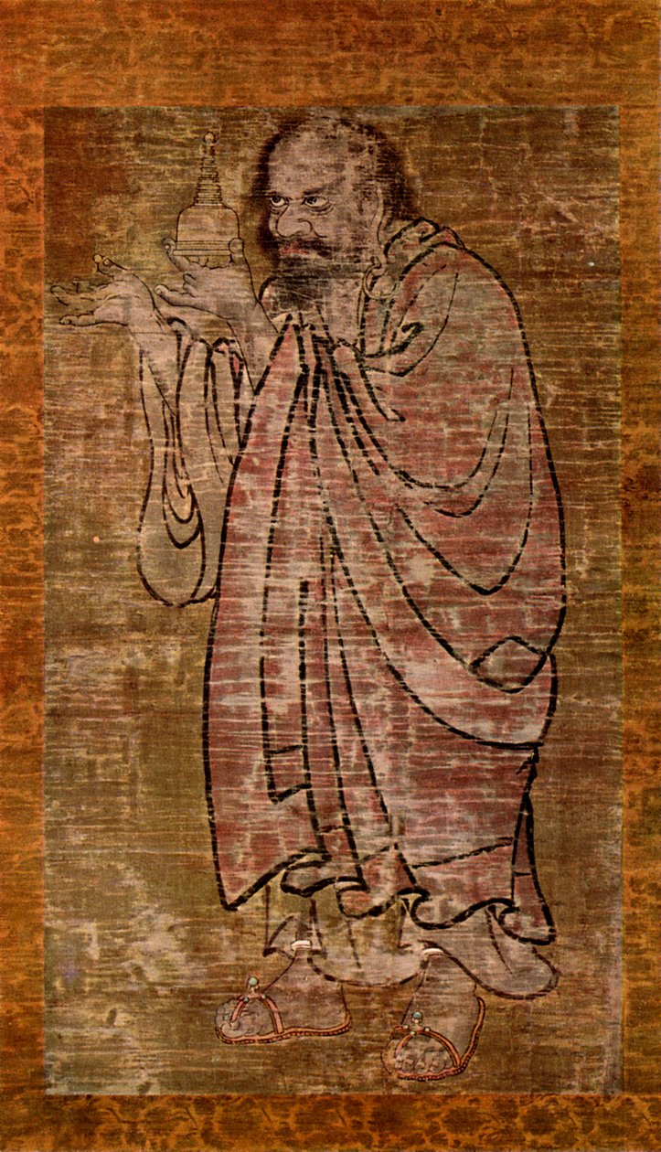 Arhat trzymający relikwiarz, Chiny, dynastia Song, c960-1279 1925 autorstwa Unbekannt