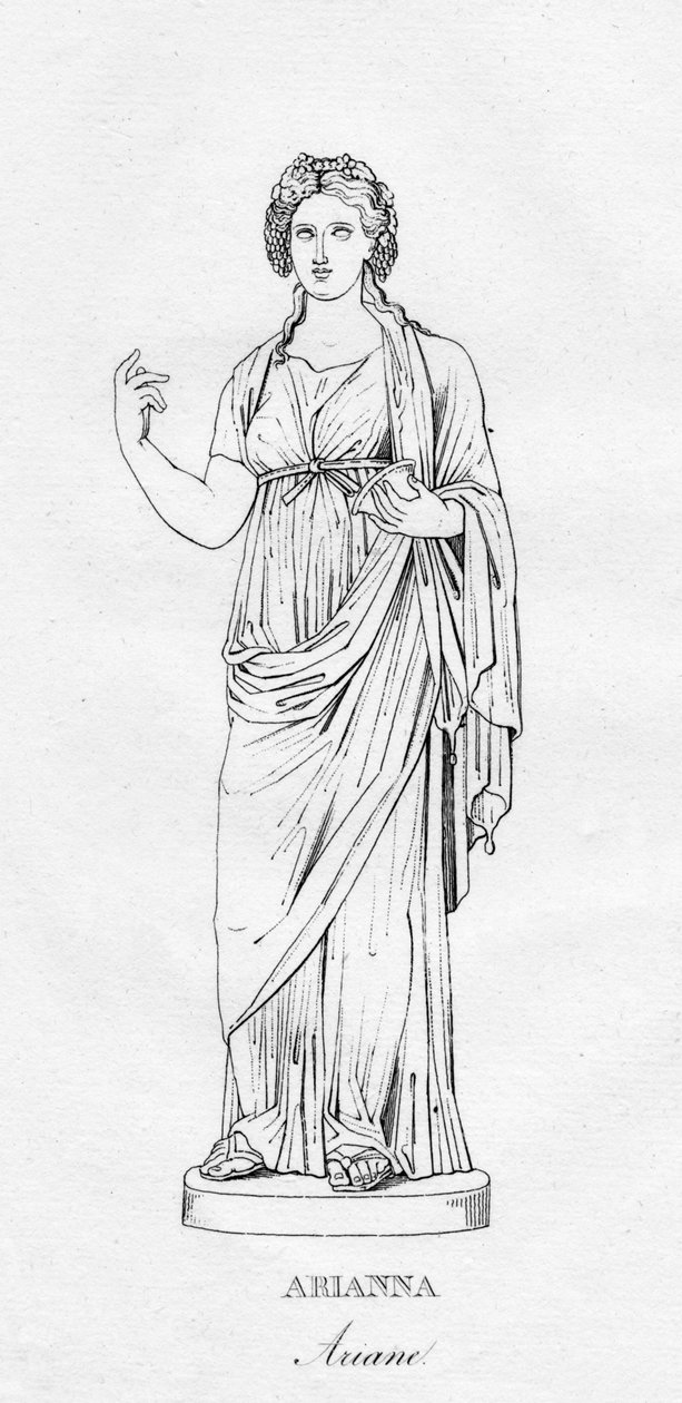 Arianna Ariane, ok. 1850 autorstwa Unbekannt
