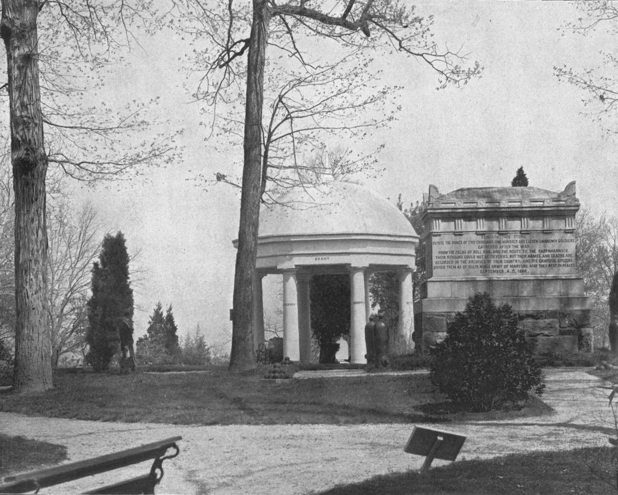 Cmentarz Narodowy w Arlington, Wirginia, USA, ok. 1900 r. autorstwa Unbekannt