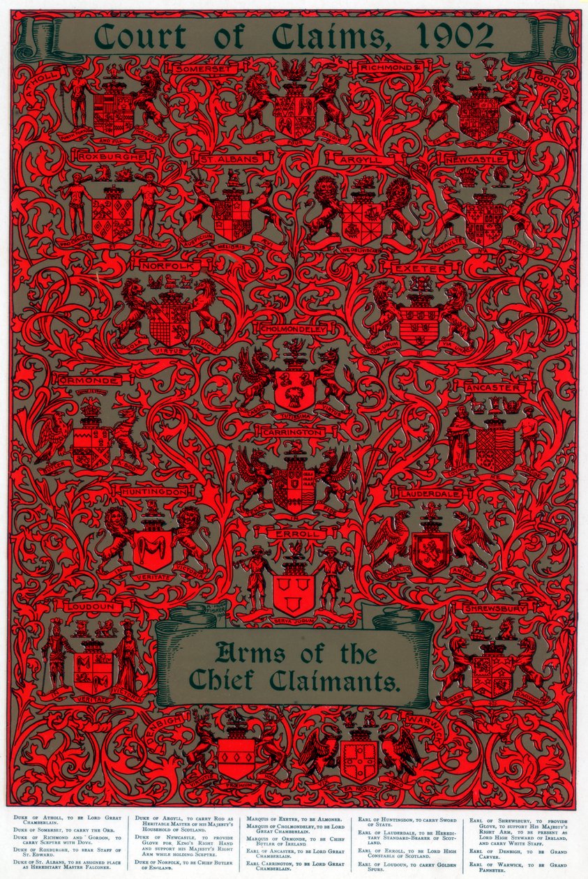 Ramiona głównych pretendentów, 1902 autorstwa Unbekannt