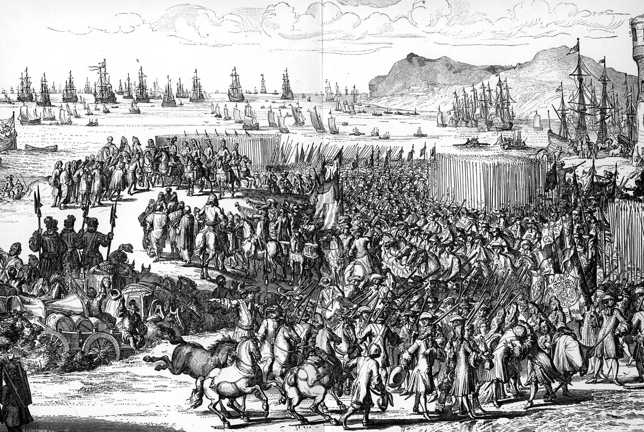 Przybycie Wilhelma Orańskiego do Anglii, 5 listopada 1688, 1903 autorstwa Unbekannt