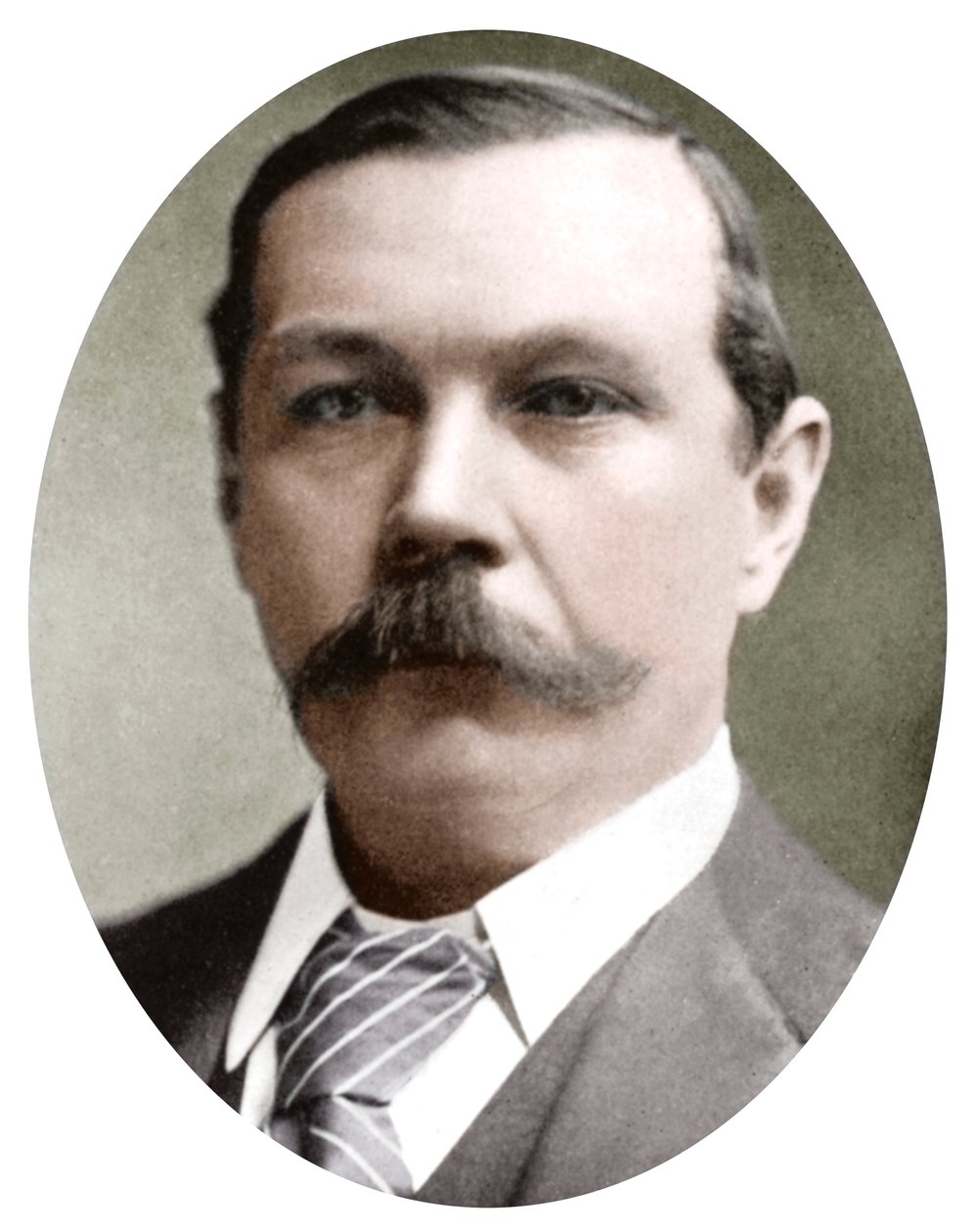 Arthur Conan Doyle, szkocki pisarz, ok. 1900 autorstwa Unbekannt