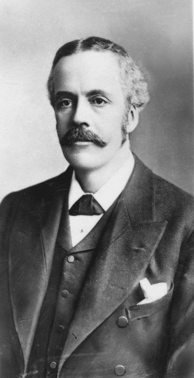 Arthur James Balfour 1848-1930, urodzony w Szkocji brytyjski mąż stanu i filozof autorstwa Unbekannt