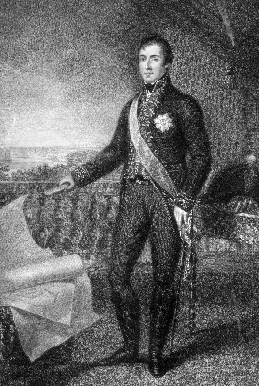 Arthur Wellesley 1769-1852, 1. książę Wellington, XIX wiek autorstwa Unbekannt