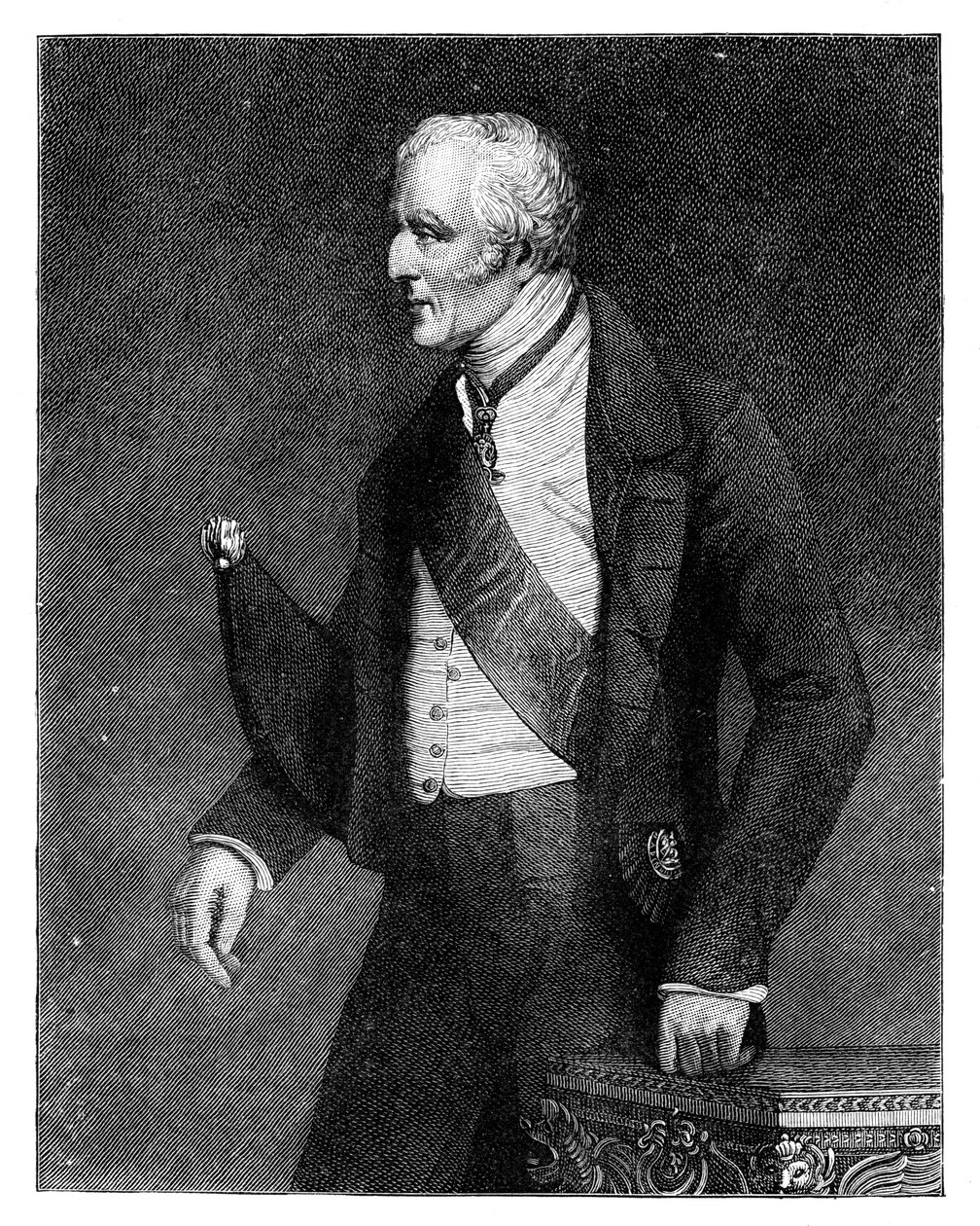Arthur Wellesley, 1. książę Wellington, brytyjski żołnierz i mąż stanu, połowa XIX wieku, ok. 1888 r. autorstwa Unbekannt