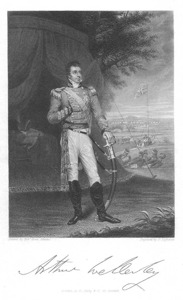 Arthur Wellesley, 1. książę Wellington, ok. 1803 r. autorstwa Unbekannt