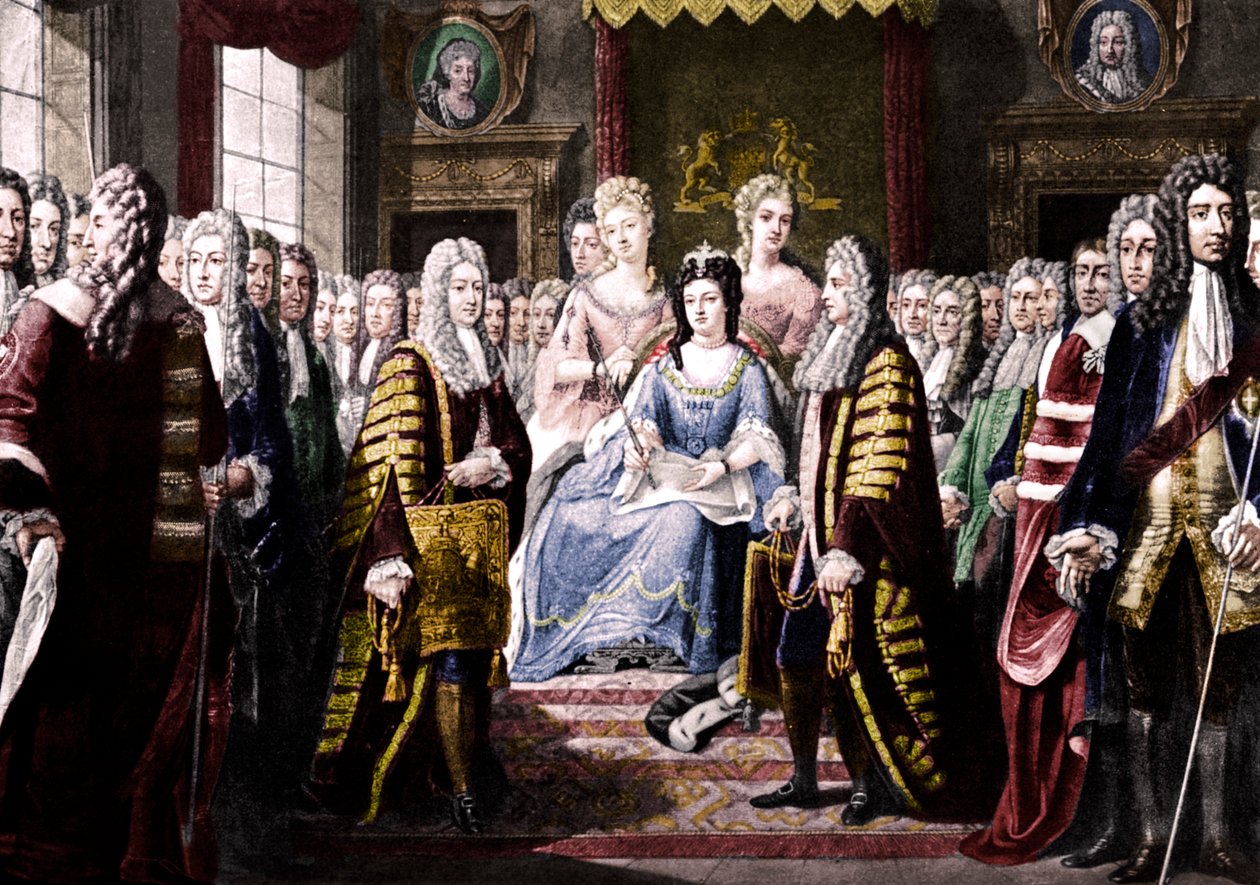 Artykuły Unii przedstawione przez komisarzy królowej Annie, 1706 r autorstwa Unbekannt