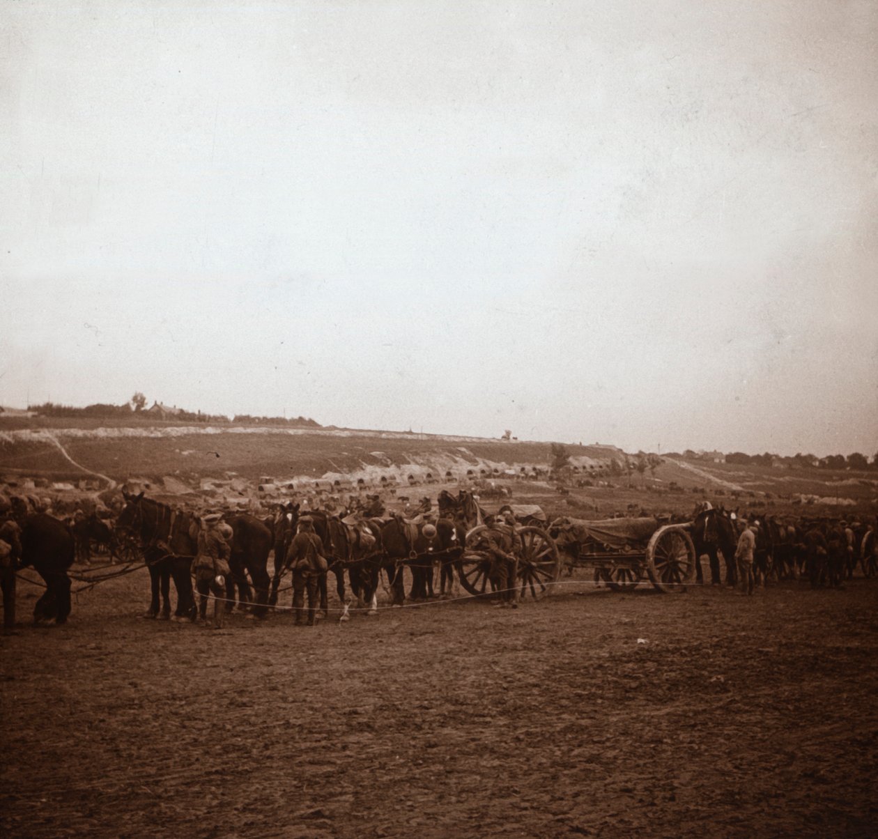 Artyleria, Genicourt, północna Francja, c1914-c1918 autorstwa Unbekannt