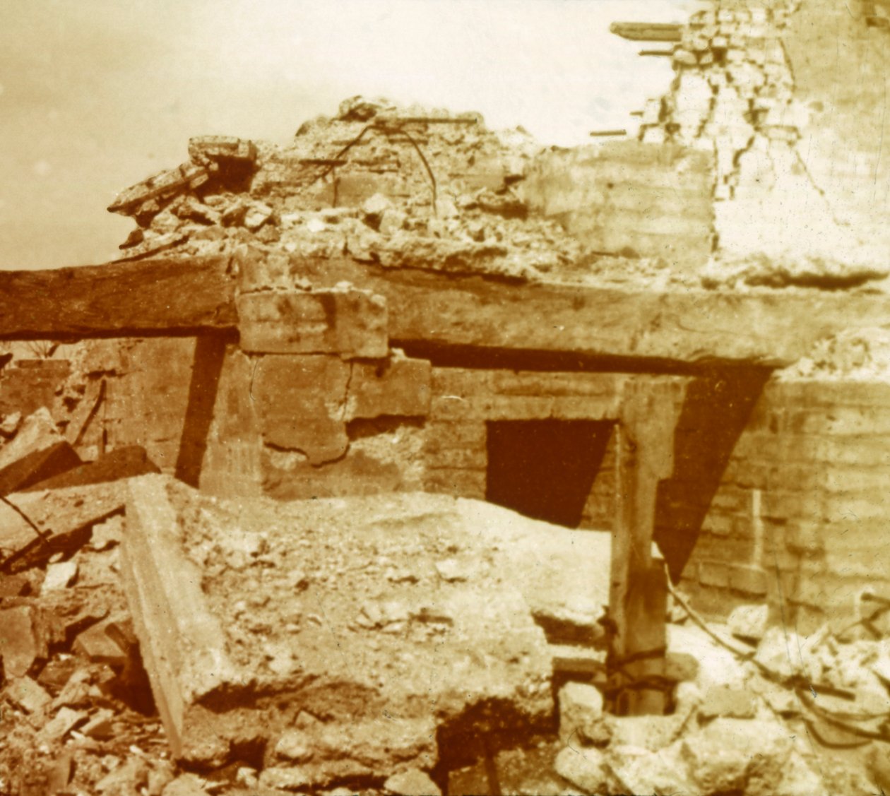Artyleria, Ramskapelle, Belgia, c1914-c1918 autorstwa Unbekannt