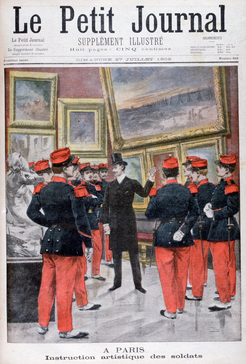 Szkolenie artystyczne żołnierzy francuskich w Salonie, Paryż, 1902 autorstwa Unbekannt