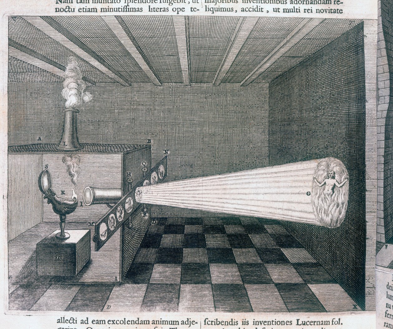 Pomoce artystyczne, Camera Obscuras Camera obscura autorstwa Unbekannt