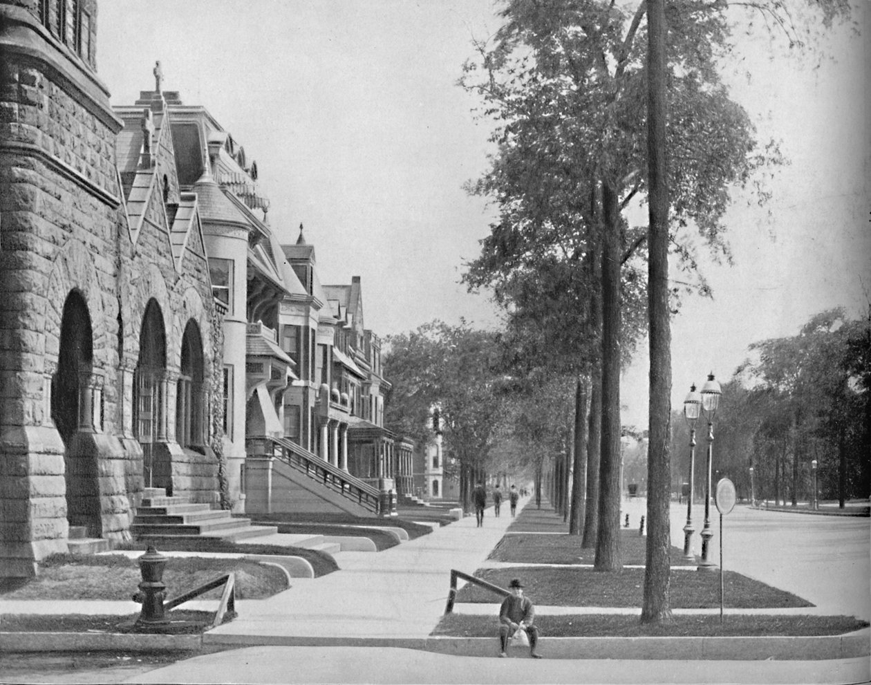 Ashland Avenue, Chicago, ok. 1897. autorstwa Unbekannt