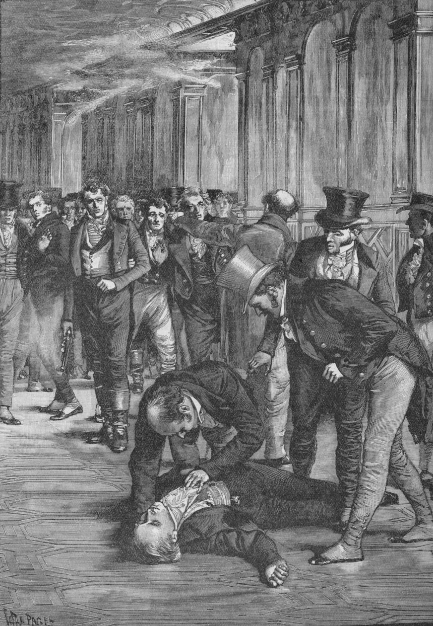 Zabójstwo Spencera Percevala, 1812 1906 autorstwa Unbekannt