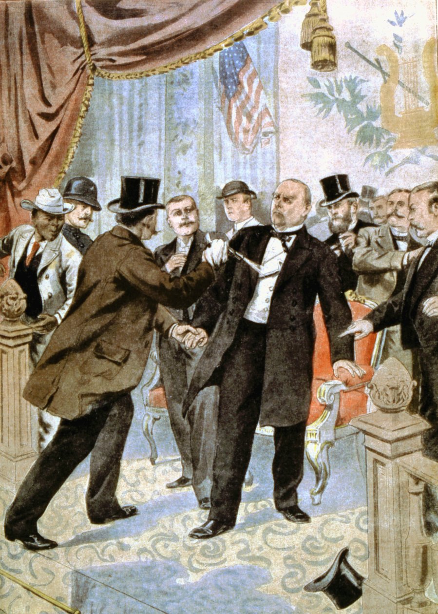 Zabójstwo Williama McKinleya, 25. prezydenta USA, 1901 autorstwa Unbekannt