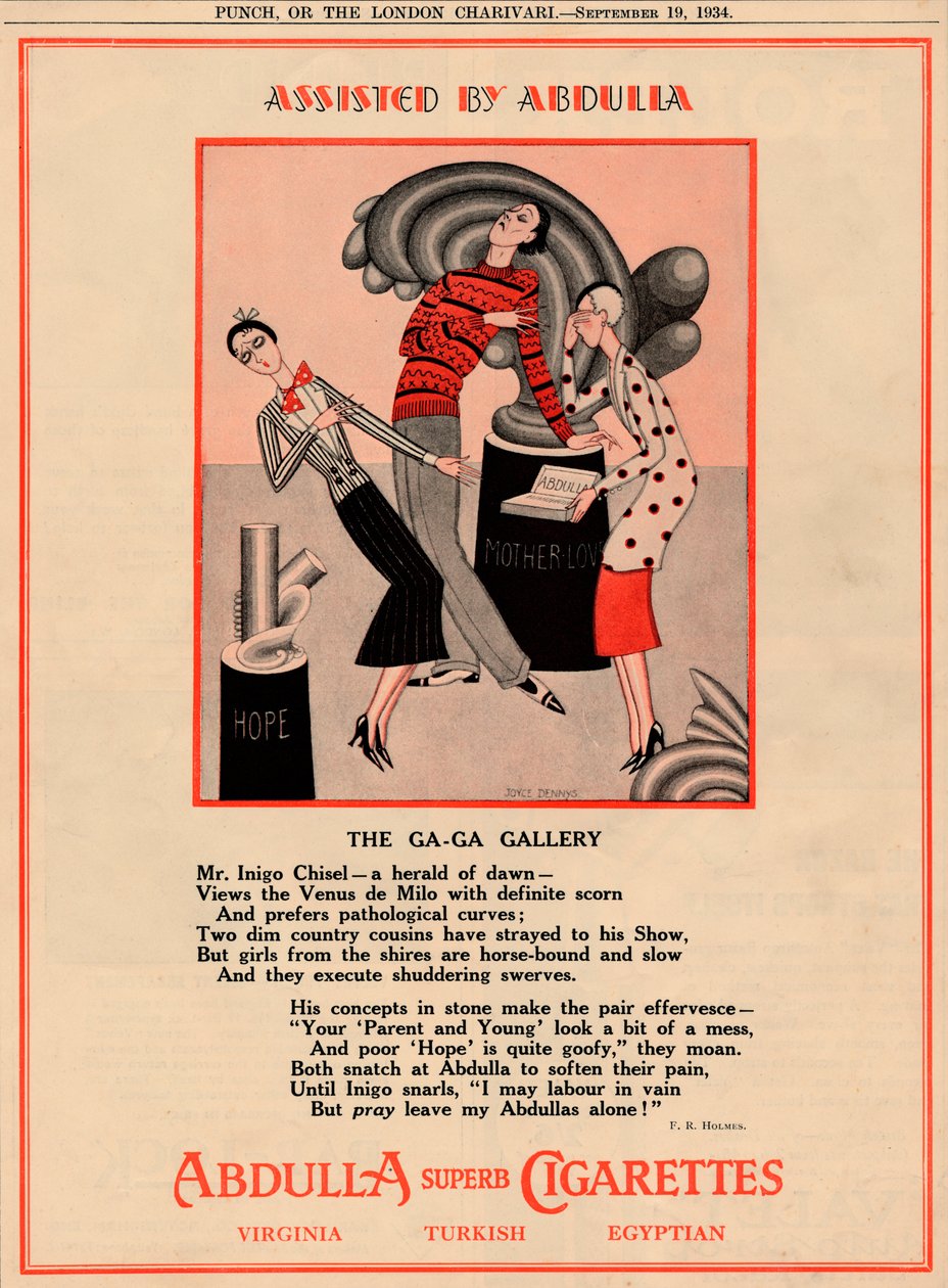 Asystuje Abdulla – Galeria Ga-Ga, 1934 autorstwa Unbekannt
