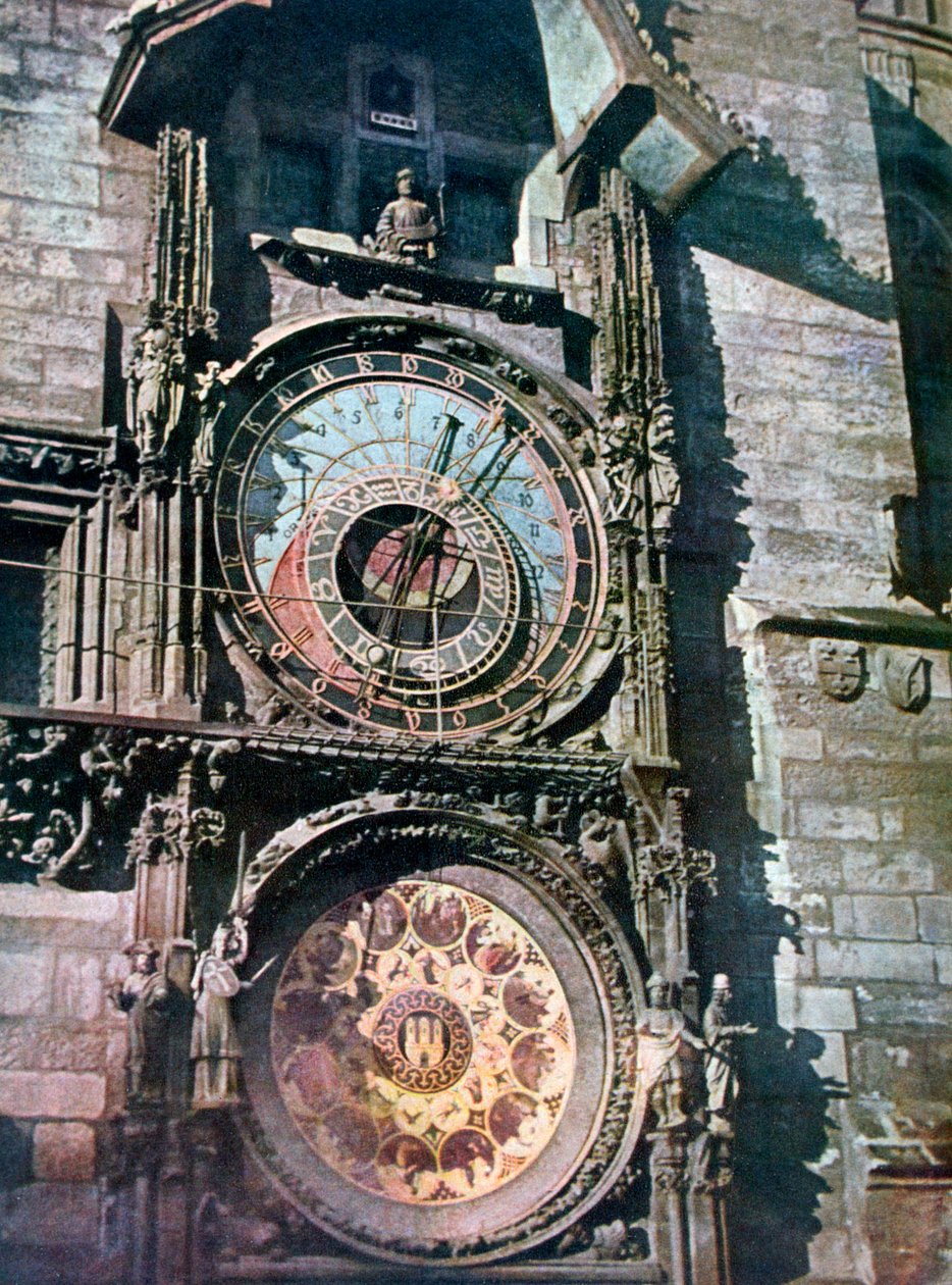 Zegar astronomiczny, Ratusz Staromiejski, Praga, Czechy, 1943 autorstwa Unbekannt