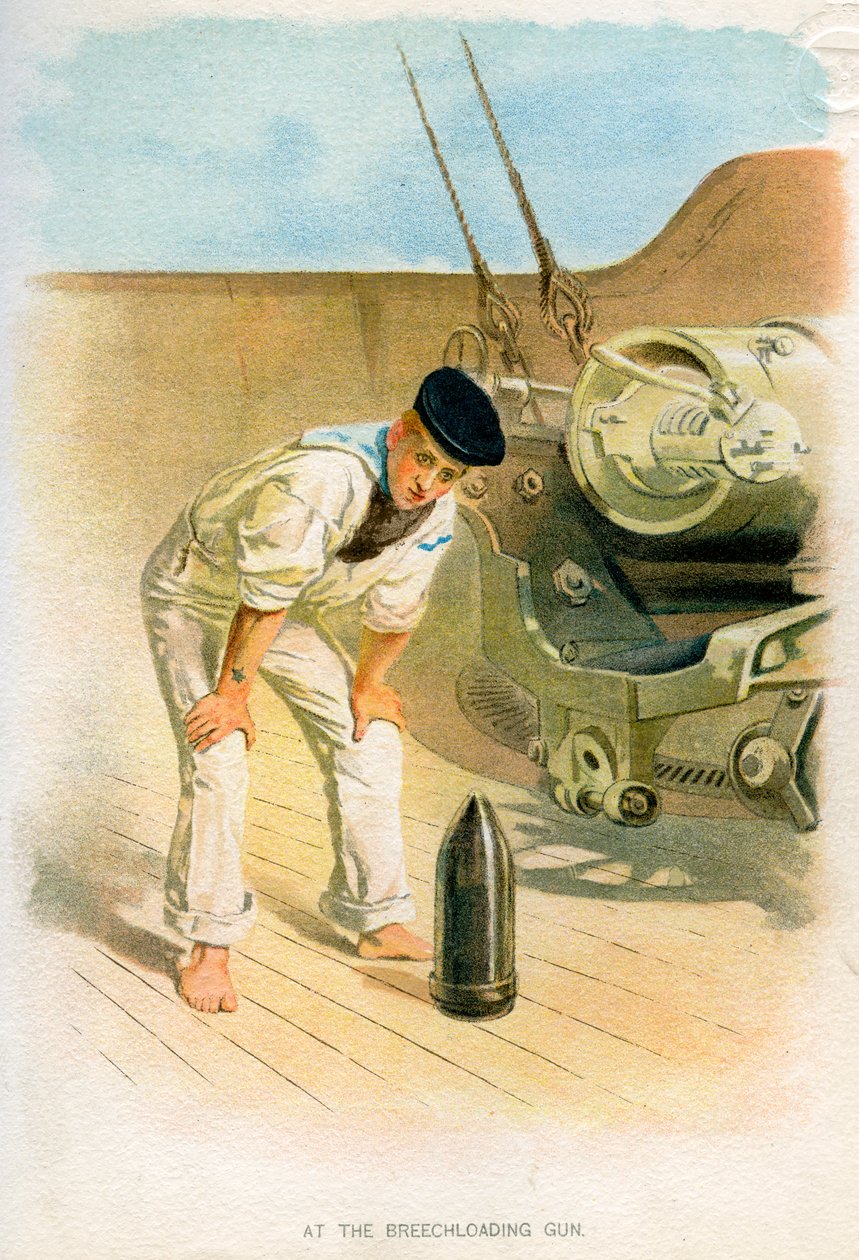 W dziale ładowanym od tyłu, c1890-c1893 autorstwa Unbekannt
