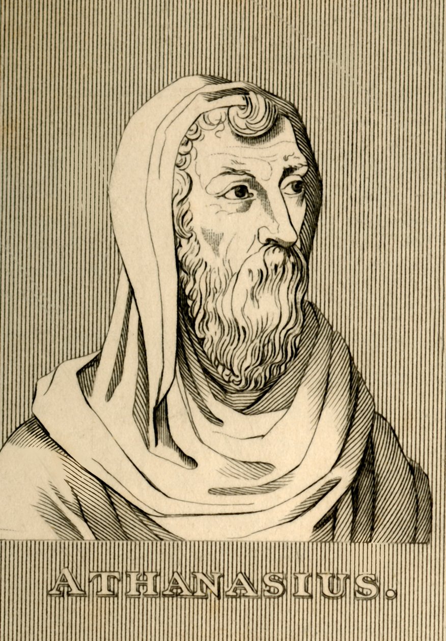 Atanazy, c296-373, 1830. autorstwa Unbekannt