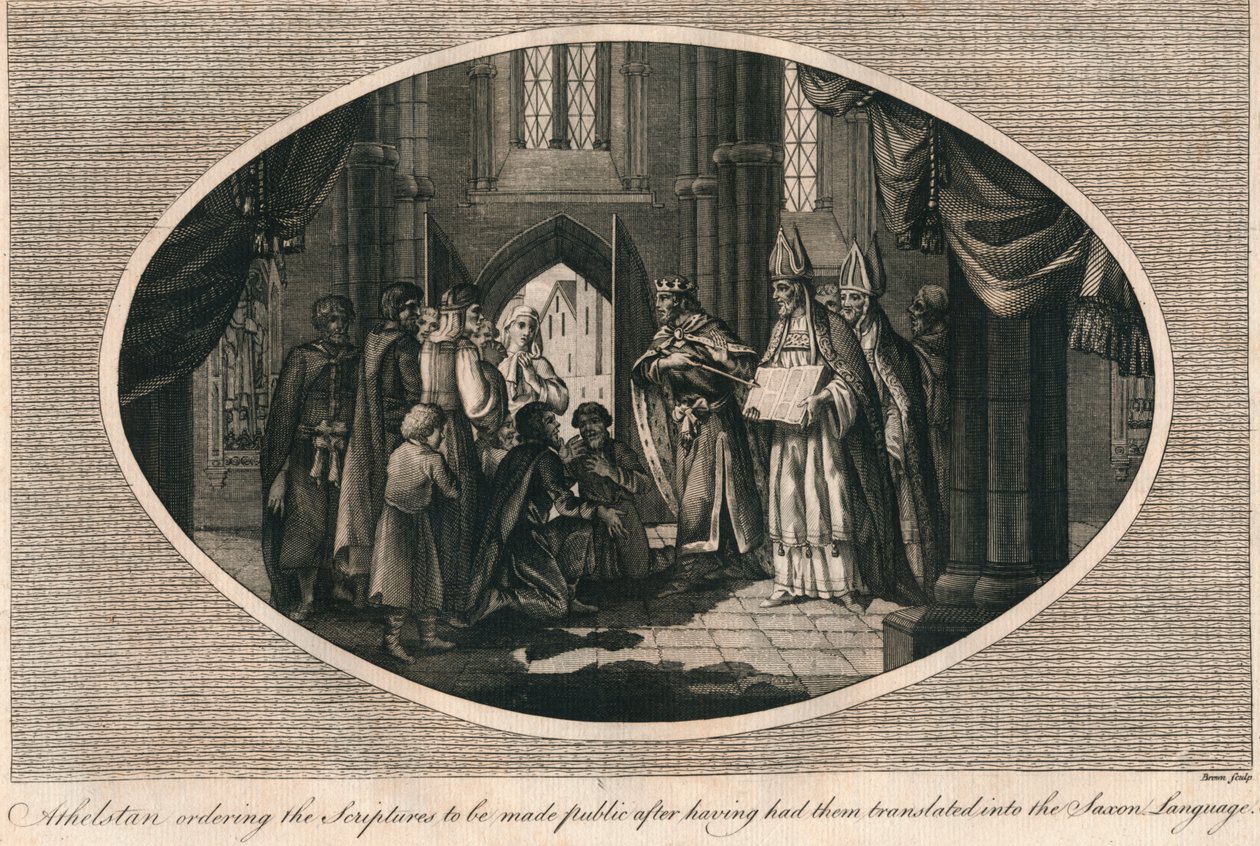 Athelstan nakazał publikację pism przetłumaczonych na język anglosaski, lata 30. 1793 autorstwa Unbekannt