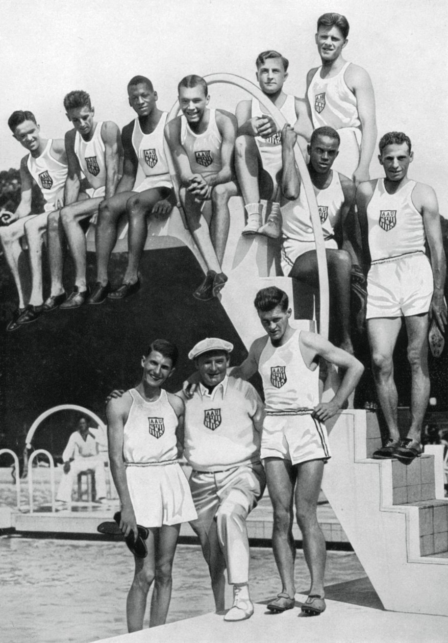 Sportowcy na amerykańskich próbach olimpijskich, 1932, 1936 autorstwa Unbekannt