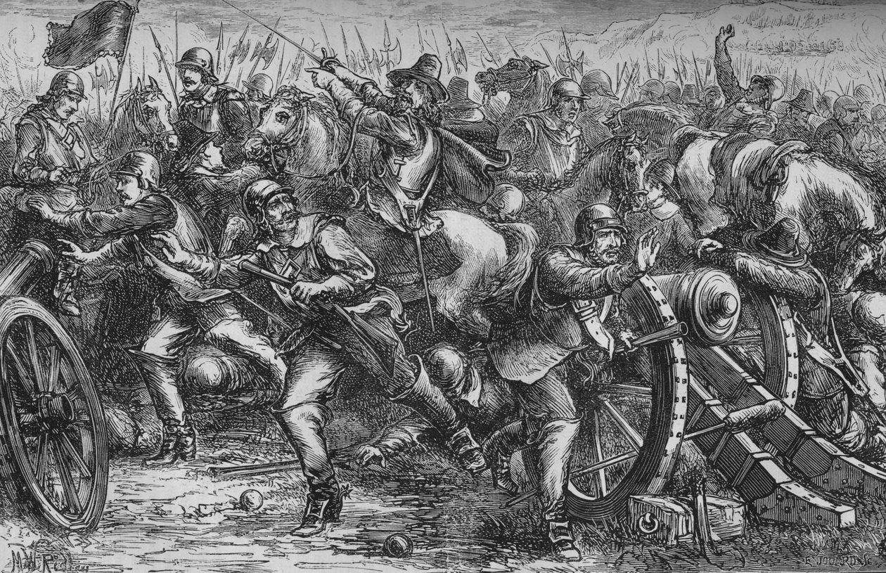 Atak na Leith, ok. 1560, ok. 1880 autorstwa Unbekannt