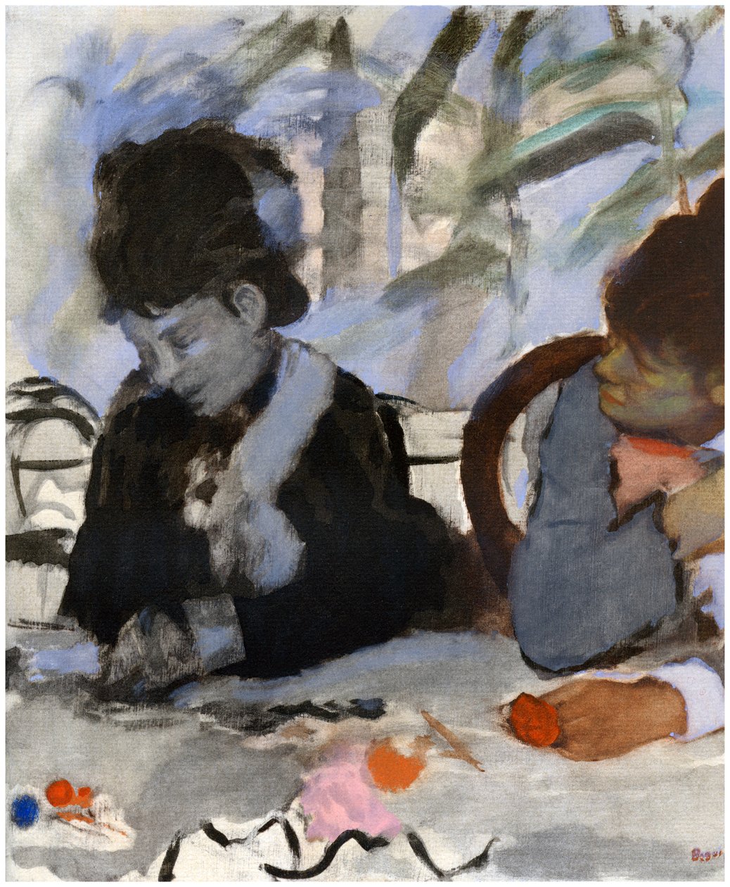 Au Cafe, c1877-1880 1958 autorstwa Unbekannt