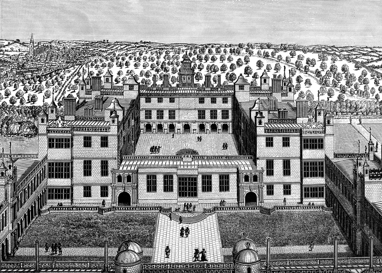 Dom Audley End, Saffron Walden, Essex, 1688, 1893 autorstwa Unbekannt