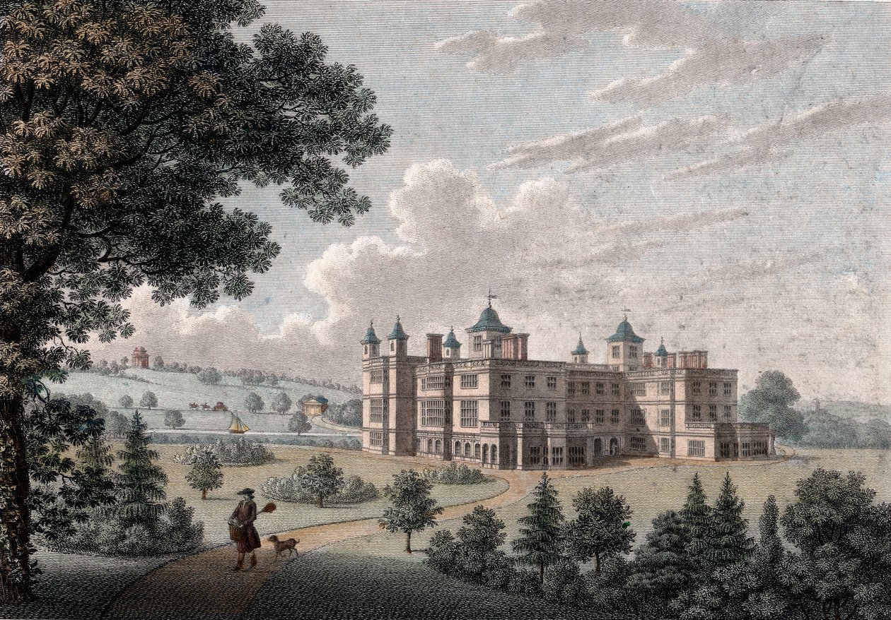 Dom Audley End, Saffron Walden, Essex, 1781 autorstwa Unbekannt