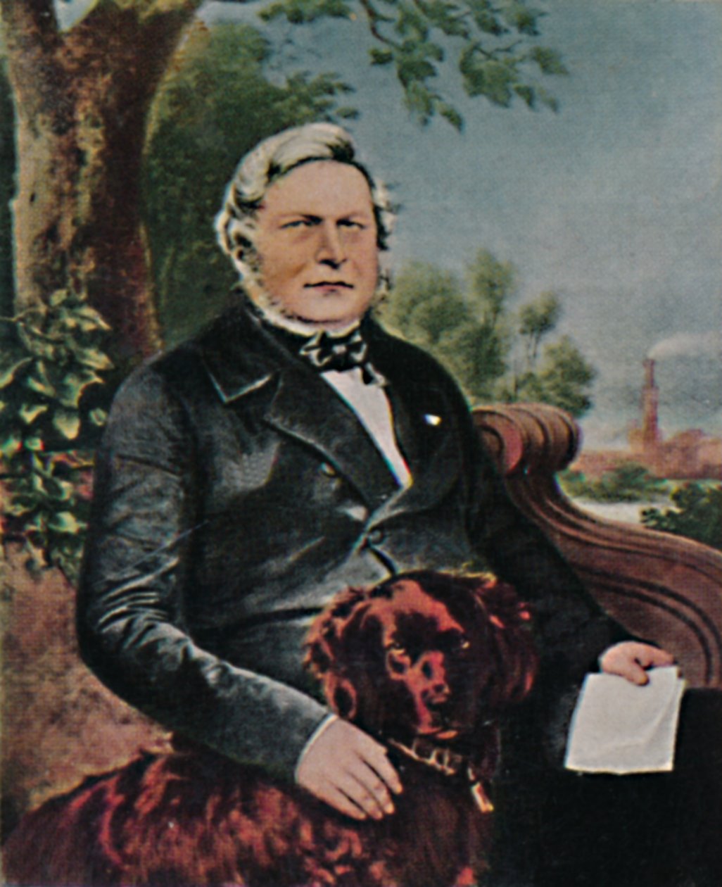 August Borsig 1804-1854. - Obraz Krugera, 1934. autorstwa Unbekannt
