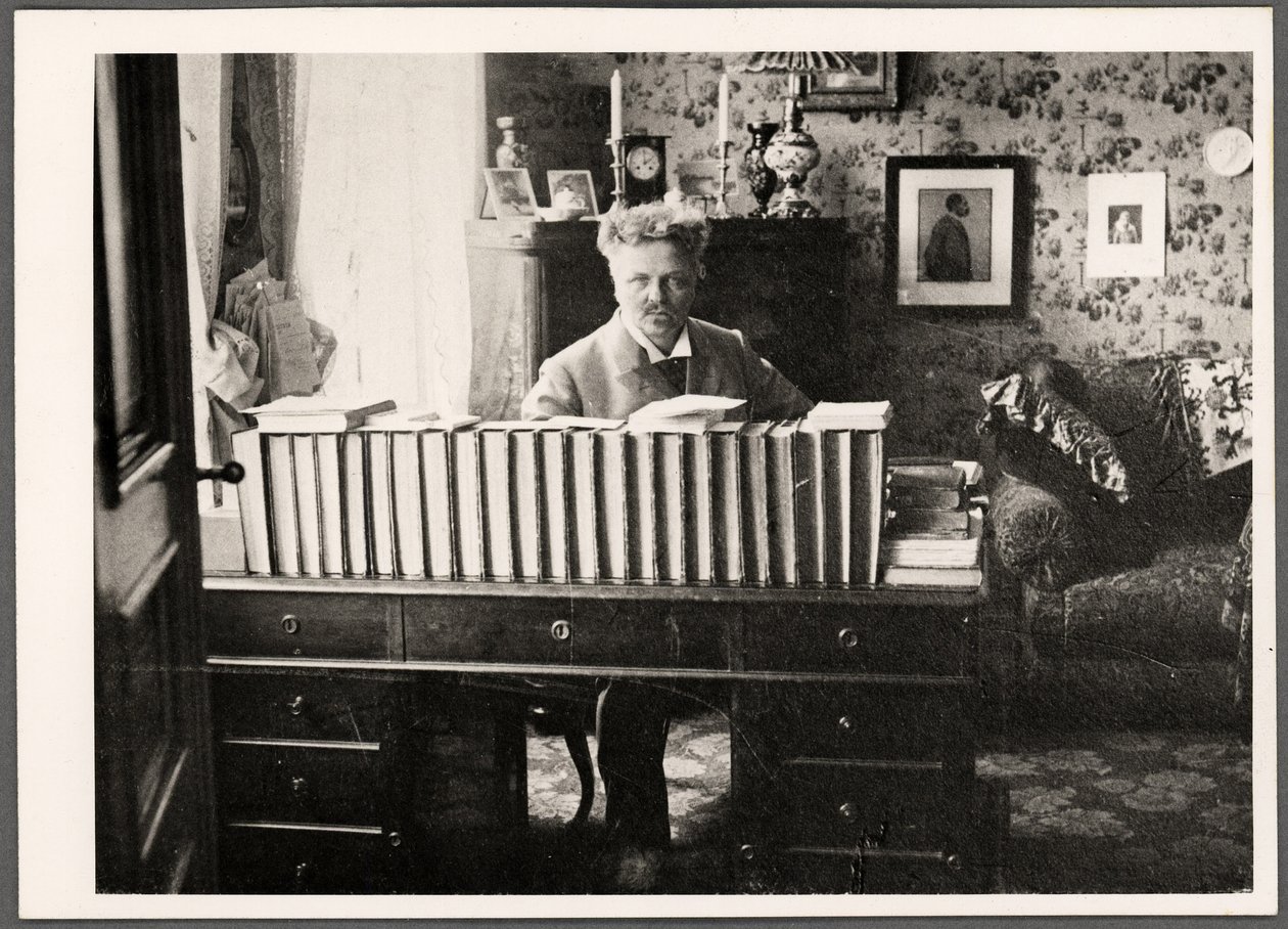 August Strindberg autorstwa Unbekannt